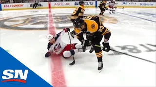 Riley Nash Shaken After Getting Crushed By Zdeno Chara