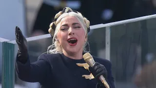 Lady Gaga sings national anthem at Joe Biden inauguration: full video