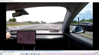 2020 Tesla Model 3 LR with Acceleration Boost vs a Audi RS7 Stage 2 1/4 mile and 1/2 mile runs