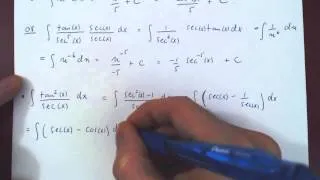 Trigonometric Integrals - 6