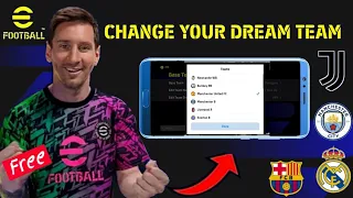 How To Change Your Team In Efootball 2024 | Change Dream Team In eFootball 2024