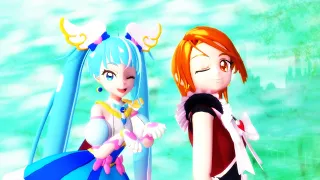 [MMD x Precure] Cure Sky and Cure Black - Precure Memory