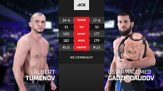 Альберт Туменов vs. Устармагомед Гаджидаудов ~ Albert Tumenov vs. Ustarmagomed Gadzhidaudov | ACA