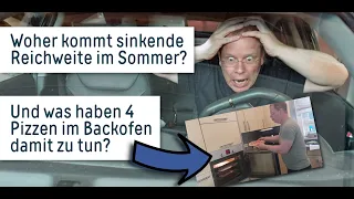 Sinkende Reichweite im Sommer beim E-Auto? Woher kommt das? Warum ist das nicht so beim Verbrenner?