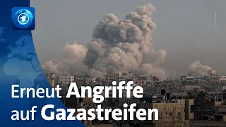 Israel greift Ziele in Gaza an – Angehörige von Geiseln demonstrieren in Tel Aviv