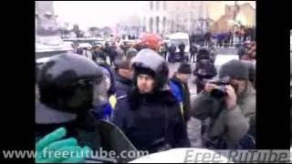 Киев Евромайдан Мусора на Майдане 9 декабря 2013 года Трансляция
