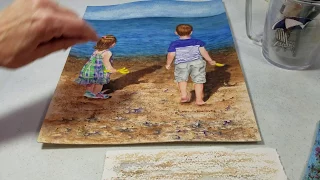 Tips and Techniques for Watercolor Paintings - Pebbles on the Beach
