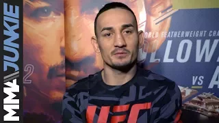 Max Holloway full media scrum ahead of UFC 218