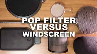 Pop Filter vs Windscreen, Which Should You Buy? (FAQ Series)