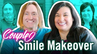 Married Couple Gets Smile Makeovers: 3 on 6 Dental Implants and Bridges and All on 4