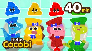 Rainbow Potty Time🌈💩and More Kids Songs! | Nursery Rhymes Compilation | Hello Cocobi