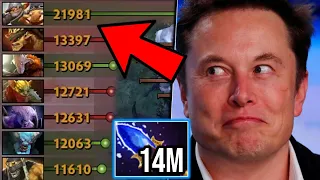 How to farm like Elon Musk?? Techies 200IQ Mid with Next Level Farm!