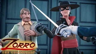 Las Crónicas del Zorro | Capítulo 12 | UNA CAMPANA PARA LOS ÁNGELES | Dibujos de super héroes