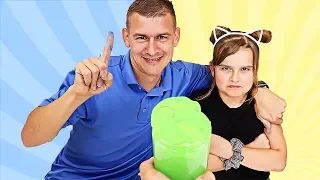 FIX THIS SLIME CHALLENGE! DAD vs DAUGHTER | JKrew