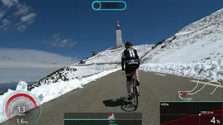 Virtual Indoor Cycling Workout Mont Ventoux Part 6 🚵‍♀️🗻Garmin Ultra HD