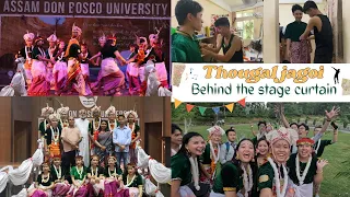 Thougal jagoi || Behind the stage curtain || Assam Don Bosco University ||Folk dance|| Yaiba's diary