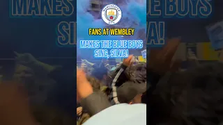 BERNARDO SILVA chant at Wembley #manchestercity