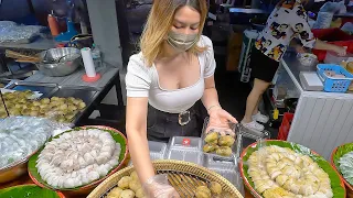 Pattaya Weekend Night Market Thepprasit - Thailand Street Food