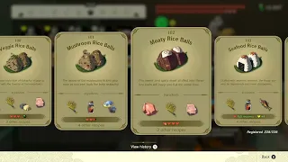 All Recipes in Zelda Tears of the Kingdom