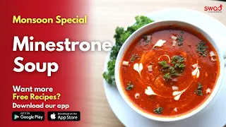 Italian Minestrone Soup Recipe in Hindi | How to make Pasta & Vegetable Soup | मिनिस्ट्रोने सूप