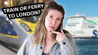 TRAVEL TO LONDON: TRAIN vs. FERRY (we review the Eurostar and Stena Line ferry from Amsterdam)