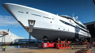Yachts Manufacturing process🚤 Producing Luxury Mega Yacht [Lürssen , Amels, Faedship, Bavaria Yard]