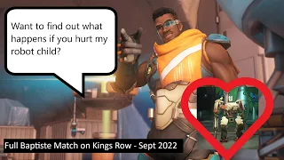 Bastion gets a BAPTISTE pocket on Kings Row (full game) | Baptiste Gameplay | Overwatch 1