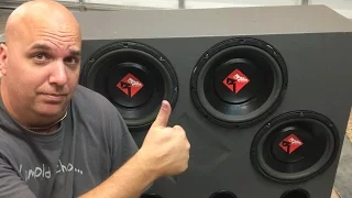 1994 Rockford Fosgate Power Subs Testing