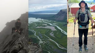 Sarek hike and Ahkka summit solo 2023 (155 km Ritsem to Kvikkjokk) with subtitles