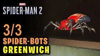 Greenwich: All 3 Spider Bots Locations | Spider Man 2