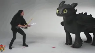 HOW TO TRAIN YOUR DRAGON 3 - kid Harington VS Toothless Viral Clip (2019)