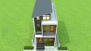 13*25 house design | Beautiful Elevation Idea | 2 bedroom