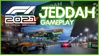 FIRST LOOK AT JEDDAH IN F1 2021 GAME! - GAMEPLAY OF JEDDAH STREET CIRCUIT IN SAUDI ARABIA!