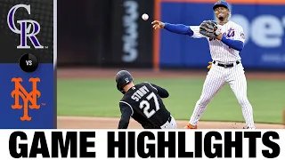 Rockies vs. Mets Game Highlights (5/24/21) | MLB Highlights
