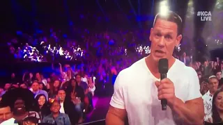 180326 JohnCena mentioned JHope & RM as is favourite BTS member @Nickelodeon Kid's Choice Award 2018