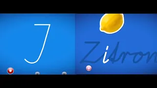 Letter School German Cursive Uppercase VS Lowercase