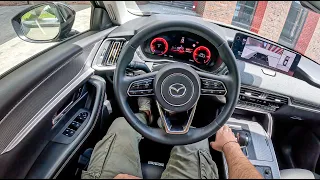 2023 Mazda CX-60 [3.3 e-Skyactiv Diesel 200HP] |0-100| POV Test Drive #1747 Joe Black