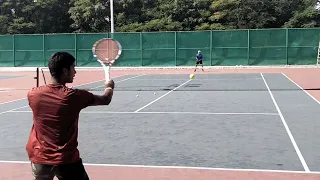 Deep balls challenge ## coach Nishant tennis 🎾 !!