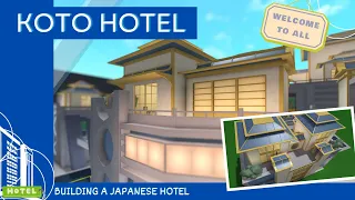 Building a Japanese Hotel! | Part 1 - Exterior | Welcome to Bloxburg