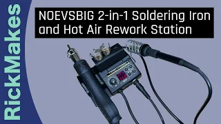 NOEVSBIG 2-in-1 Soldering Iron and Hot Air Rework Station