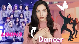 DANCER reacts to LOONA "Butterfly" 이달의 소녀 MV and DANCE Practice Reaction