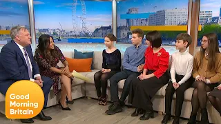 Ed Balls Takes In Ukrainian Family | Good Morning Britain