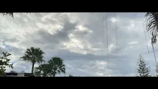 Time lapse of cloud bank passing over | Australia