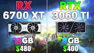 RX 6700 XT vs RTX 3060 Ti  Test in 10 Games