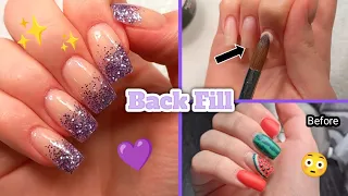 How To: Acrylic Back Fill + Repairing A Broken Nail💅