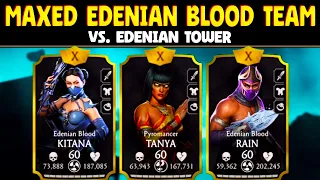MK Mobile. Is MAXED Edenian Blood Team Good for Towers? This Team MELTS!