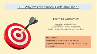 13. Abolition of the Bloody Code