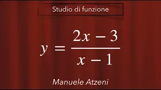 Esercizio 6 (Studio completo di funzione fratta)