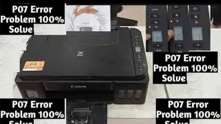 CANON PRINTER  G2010,2012,2020 ME P07 ERROR SOLUTION [canon printer me p07 error kaise thik kare]