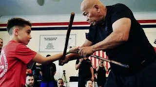 10 Year Old Boy vs Grand Master | Filipino Martial Arts: Taboada Balintawak!